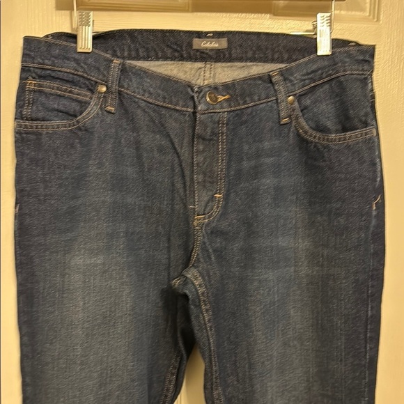 Cabela's Blue Flare Wide Leg Jeans - Picture 2 of 9